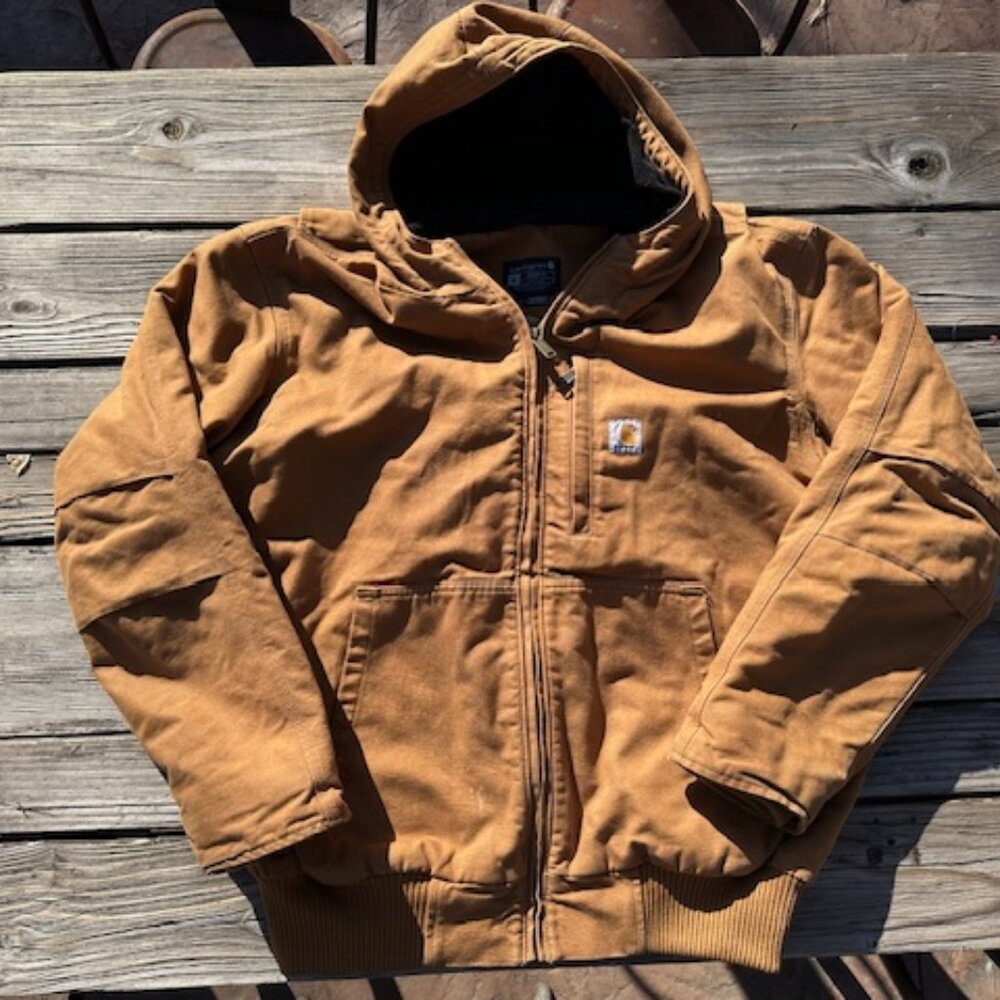Carhartt Washed Duck Jacket - Men's M Tall